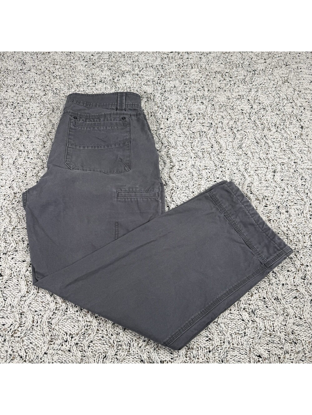 Red Head Brand Co Men's Utility Work Pants Cotton Size 35x30 Gray Regular Fit